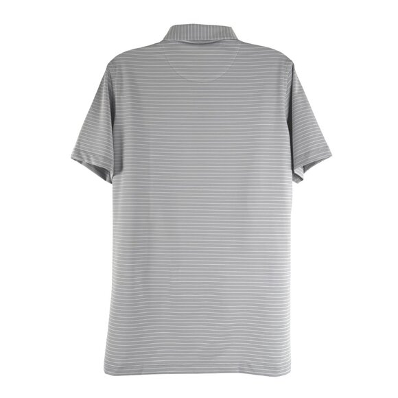 Magnolia Lane Tech‎ Masters Polo Shirt Womens Large Gray Striped NWT TP-3405 - Picture 5 of 11